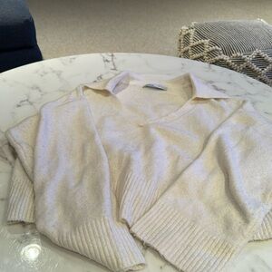 White Bershka sweater
